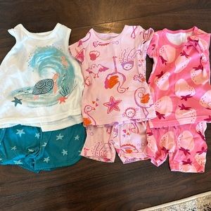 Carters girls 18 month pajamas